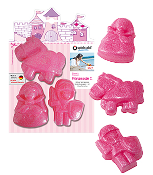 Sandförmchen Glitzer Edition Prinzessin 3-teilig